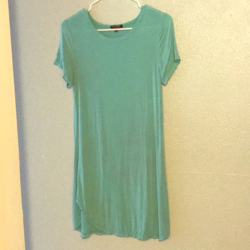 Teal dress